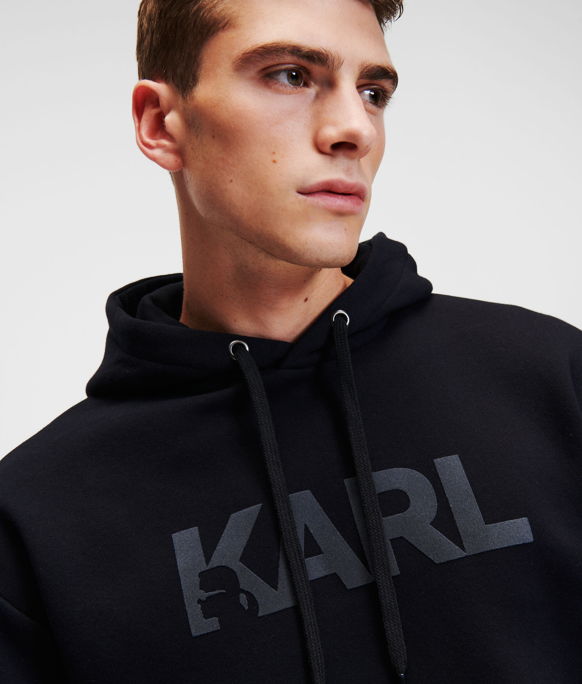 (image for) Unique Selling Point FLOCK KARL LOGO HOODIE